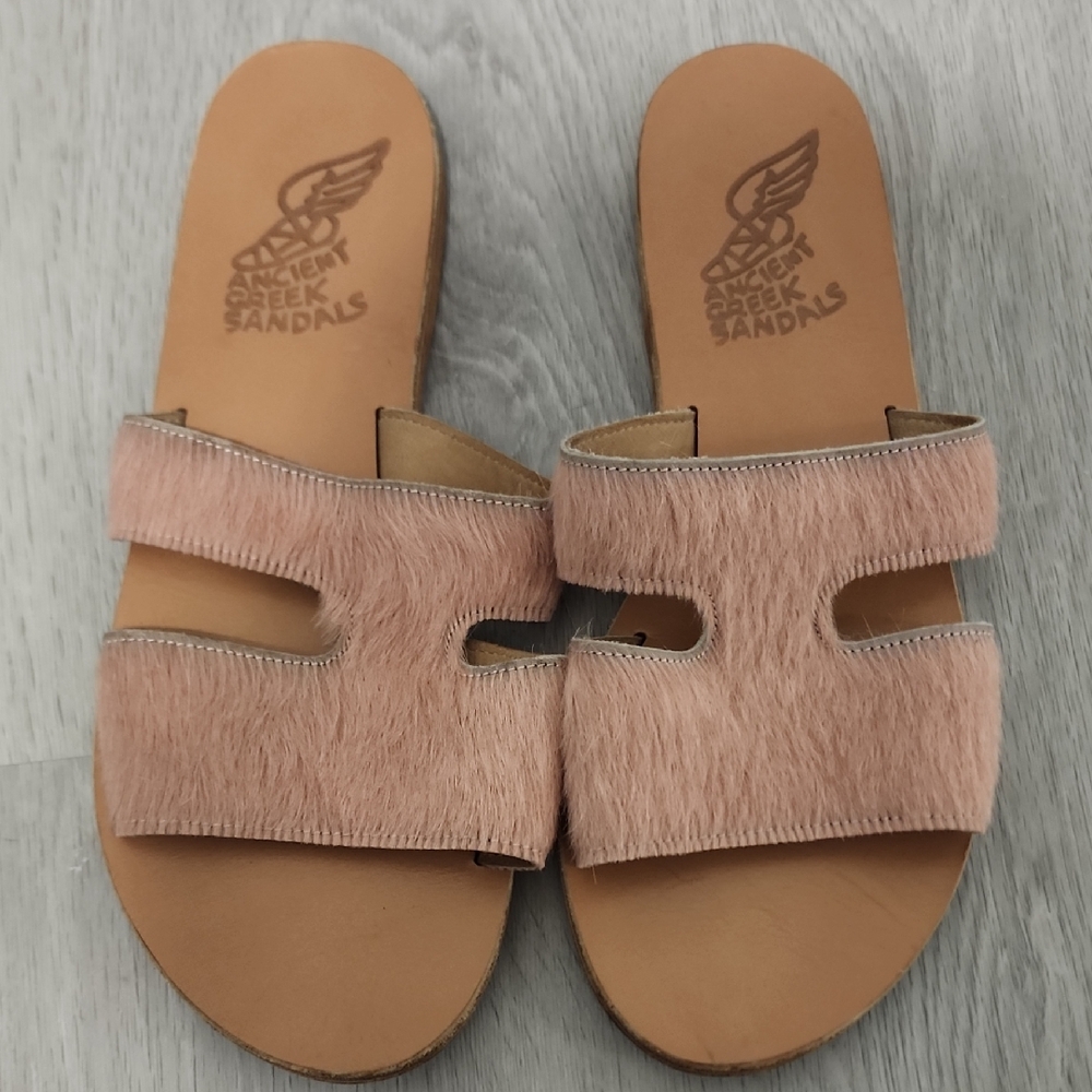 Ancient Greek Sandals Blush Women's Slide Sandals